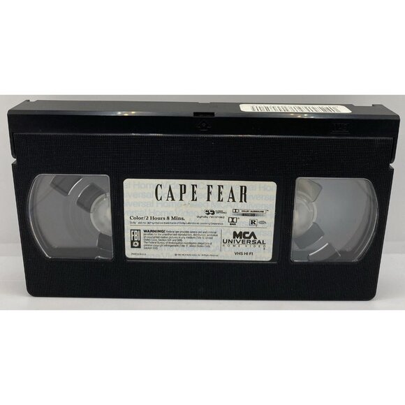 Blockbuster Cape Fear 1991 VHS Video Store Rental Movie Clamshell Case - Picture 9 of 15